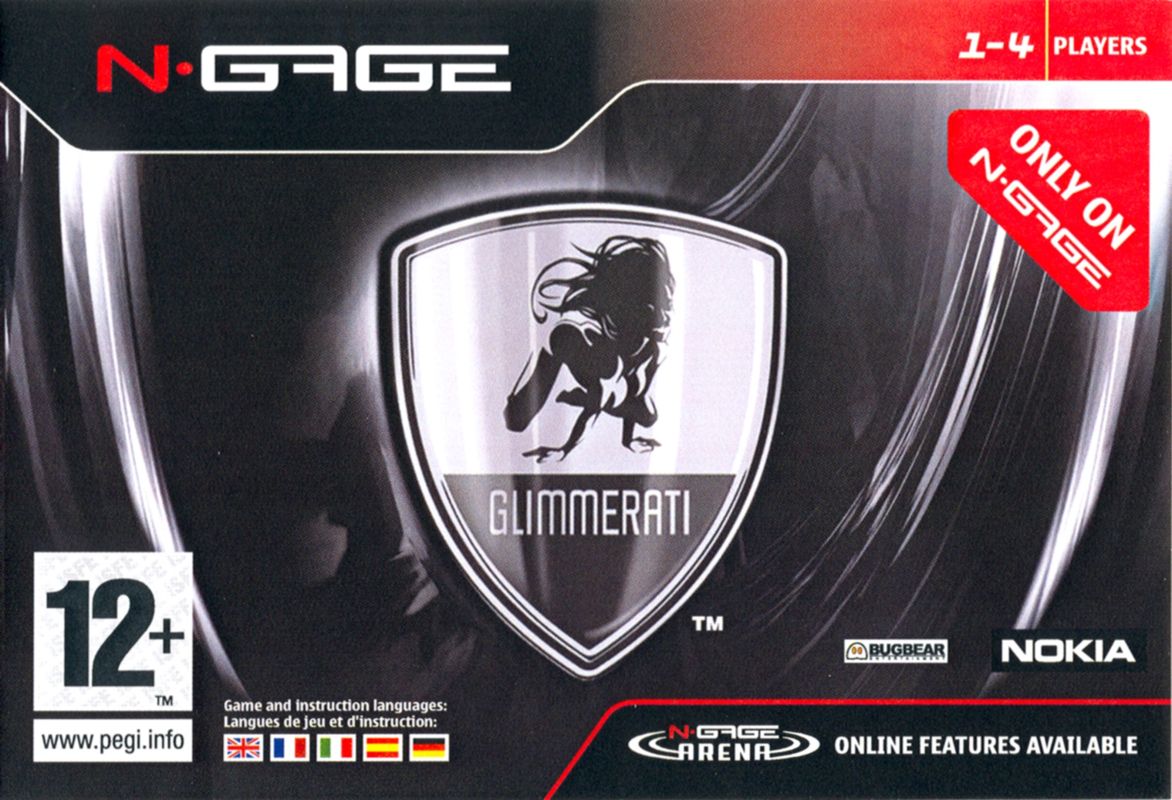 Glimmerati [Not for Resale] box art for N-Gage